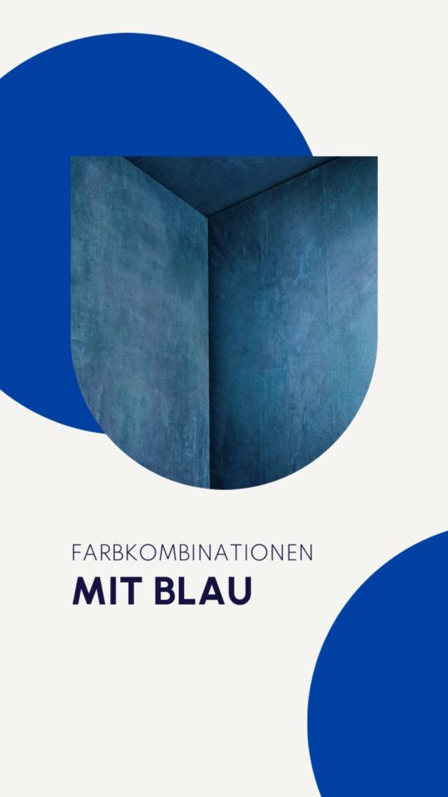 Farbkombinationen mit Blau 💙💙 Lass Dich von diesen Kombinationen inspirieren und probier doch einfach mal was aus 🙃 
#interiordesign #farbmut #blau #farbkombinantionen #inspiration 
Wie findest Du die Farbe Blau?