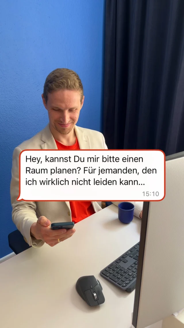 Gestalte einen Raum für Deinen größten Feind! 😎
Das ist die Aufgabe, der sich Kai in diesem Video stellt.
Wie gefällt Dir die Lösung und vor allem: 
Was fehlt noch für Dich, damit es so richtig schön ungemütlich wird?
Schreib es in die Kommentare 👇👇👇👇
Farbfröhliche Grüße
Merle und Kai 🧡💙
#InteriorDesign #spaßmusssein #farbmut